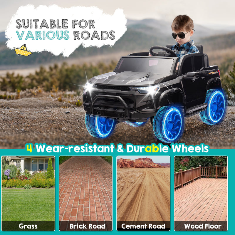 24V Two-Seater Kids Electric Ride-On Pickup with Parent Remote Control Magic Cars 4
