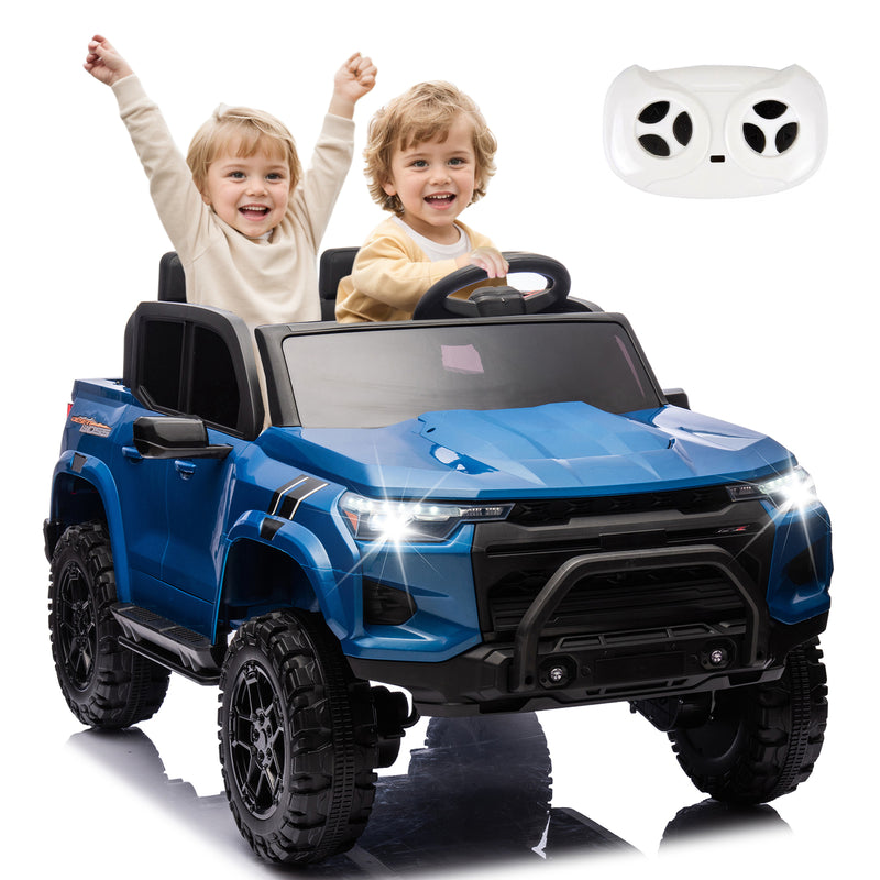 24V Two-Seater Kids Electric Ride-On Pickup with Parent Remote Control Magic Cars 8