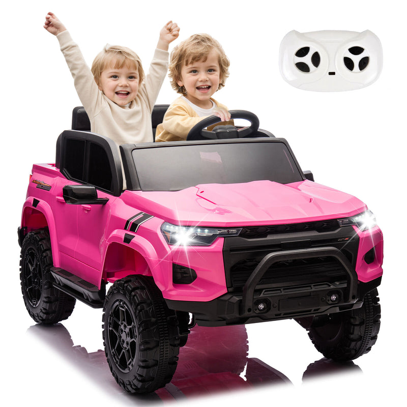 24V Two-Seater Kids Electric Ride-On Pickup with Parent Remote Control Magic Cars 9