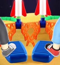 Kids Rocket Launcher with Step Pump Powered Air Stomp for Outdoor Family Games Magic Cars 6
