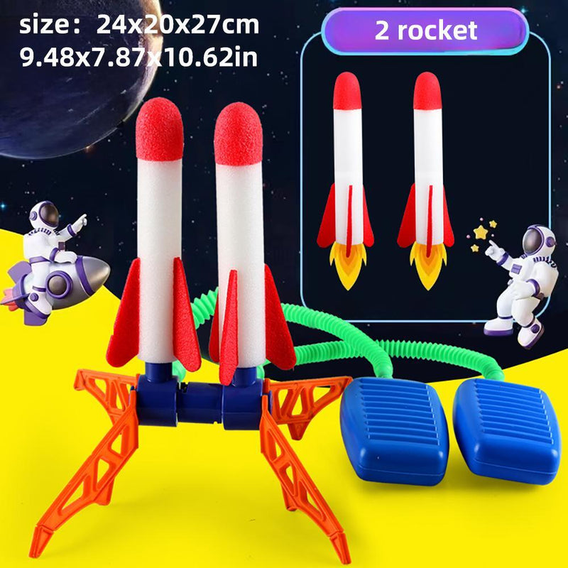 Kids Rocket Launcher with Step Pump Powered Air Stomp for Outdoor Family Games Magic Cars Variant 8