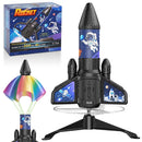 Children's Auto-Launch Rocket Toy with 200FT LED Parachute for Outdoor Fun Magic Cars 1