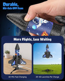 Children's Auto-Launch Rocket Toy with 200FT LED Parachute for Outdoor Fun Magic Cars 5