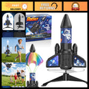 Children's Auto-Launch Rocket Toy with 200FT LED Parachute for Outdoor Fun Magic Cars Variant 0