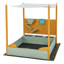 Kids Sandbox with Sand Walls and Removable Canopy for Ages 3-8 Years Magic Cars Variant 0
