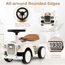 Kids Sit-to-Stand Ride-On Vehicle with Working Steering Wheel and Under-Seat Storage Magic Cars 14