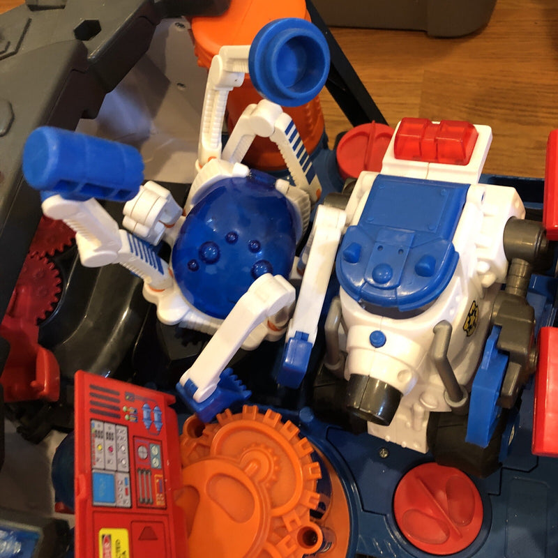 Kids Space Truck with Extra Toys and Battery Cover Missing Magic Cars 2
