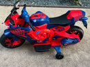 Spider-Man Electric 6V Ride-On Motorcycle Toy for Toddlers with Powered Wheels Magic Cars 1