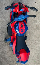 Spider-Man Electric 6V Ride-On Motorcycle Toy for Toddlers with Powered Wheels Magic Cars 2