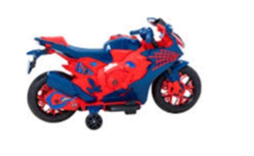 Spider-Man Electric 6V Ride-On Motorcycle Toy for Toddlers with Powered Wheels Magic Cars 3