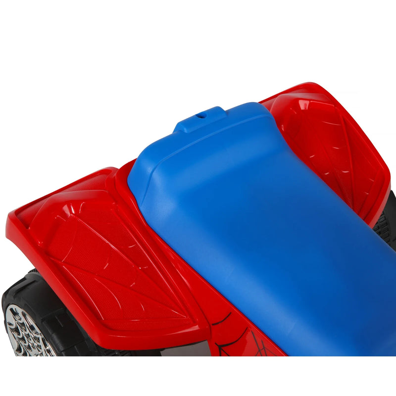 Battery-Powered Spider-Man Kids Quad with Authentic Superhero Graphics, Ages 18 Months+ Magic Cars 3