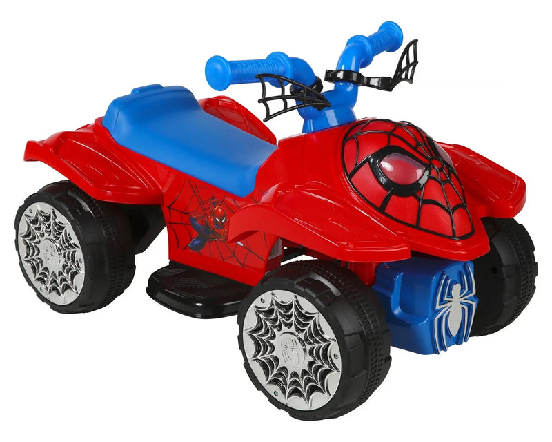 Battery-Powered Spider-Man Kids Quad with Authentic Superhero Graphics for Ages 1.5+ Magic Cars 0