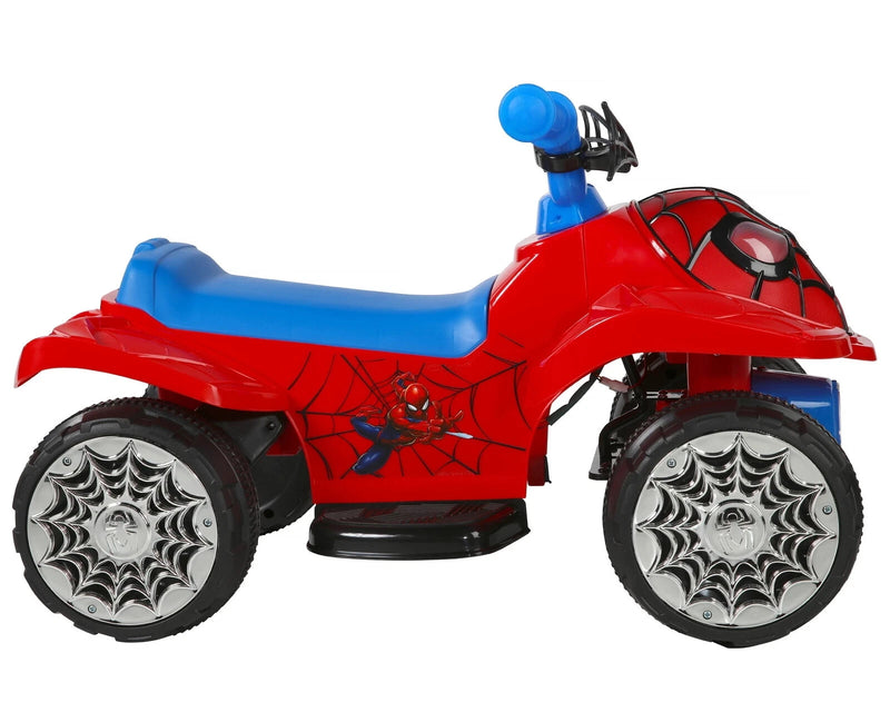 Battery-Powered Spider-Man Kids Quad with Authentic Superhero Graphics for Ages 1.5+ Magic Cars 1