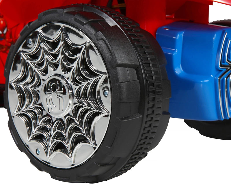 Battery-Powered Spider-Man Kids Quad with Authentic Superhero Graphics for Ages 1.5+ Magic Cars 5