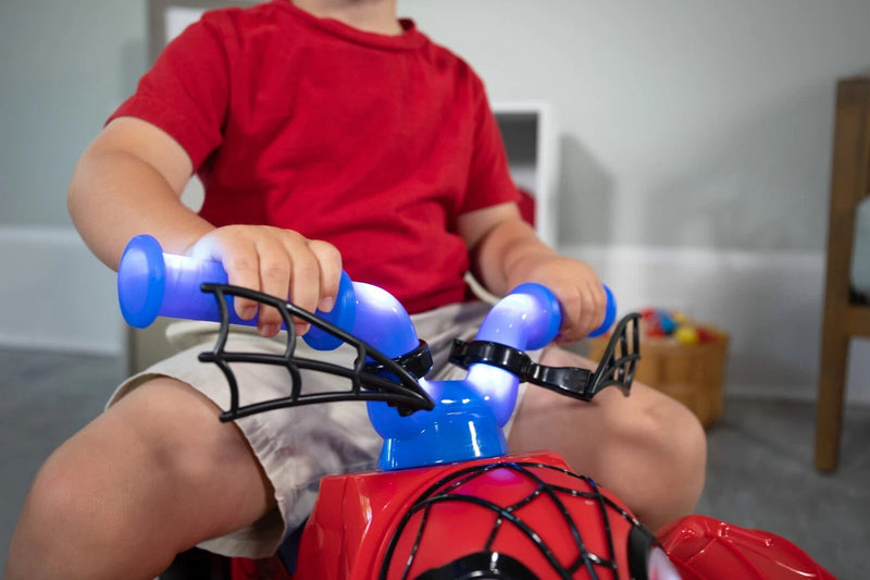 Battery-Powered Spider-Man Kids Quad with Authentic Superhero Graphics for Ages 1.5+ Magic Cars 9
