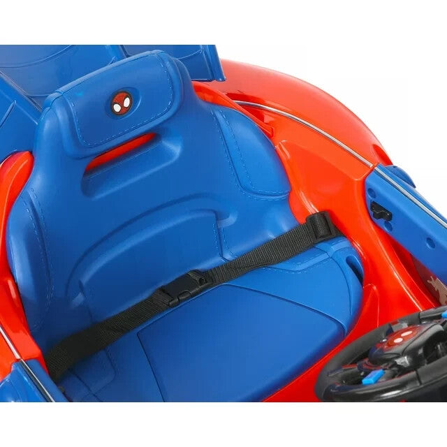 Spoder Man Ride On Battery Powered Spider-Man Ride-On Vehicle with Authentic Graphics for