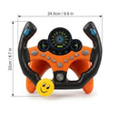 Interactive Kids Driving Wheel Toy with Lights and Sound Effects Magic Cars 3