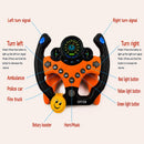 Interactive Kids Driving Wheel Toy with Lights and Sound Effects Magic Cars 4