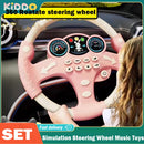 Electric Kids Steering Wheel Toy with Sound and Music for Toddlers Magic Cars 2