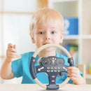 Electric Kids Steering Wheel Toy with Sound and Music for Toddlers Magic Cars 3