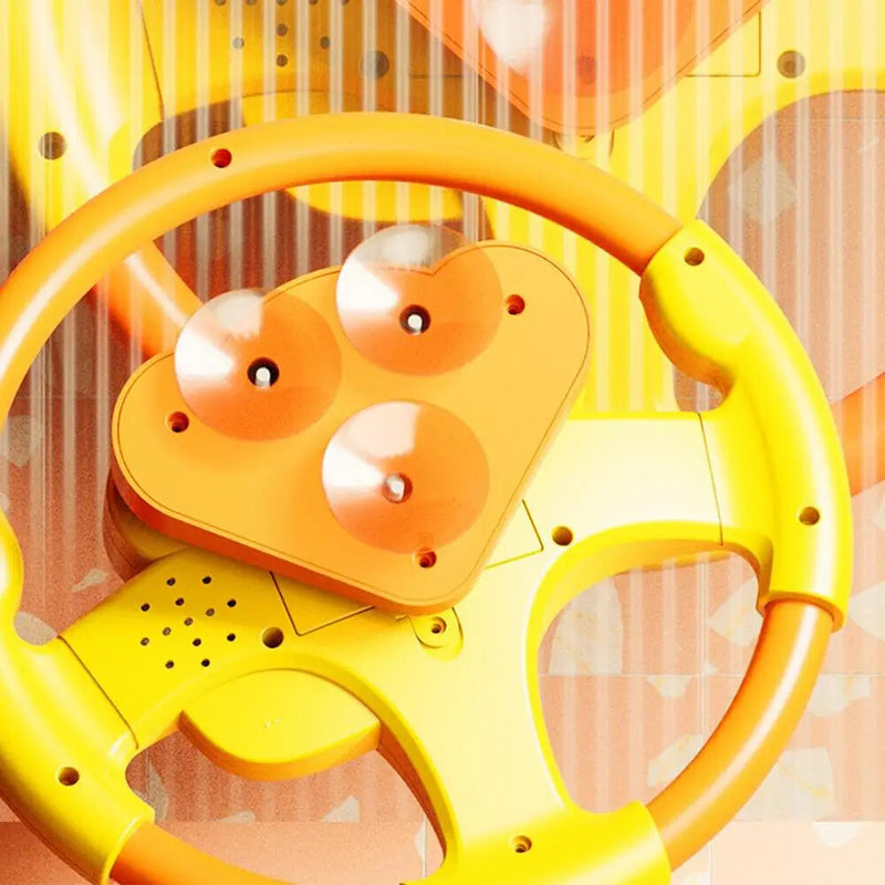Electric Kids Steering Wheel Toy with Sound and Music for Toddlers Magic Cars 4