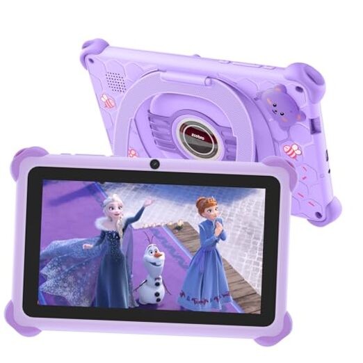 7-Inch Android Kids Tablet 32GB with Protective Case for Toddlers Magic Cars 0