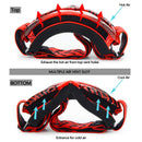 Kids & Teens Multi-Sport Riding Goggles for ATV, Motorcycle, Ski & Snowboard with Anti-Fog Lens Magic Cars 2
