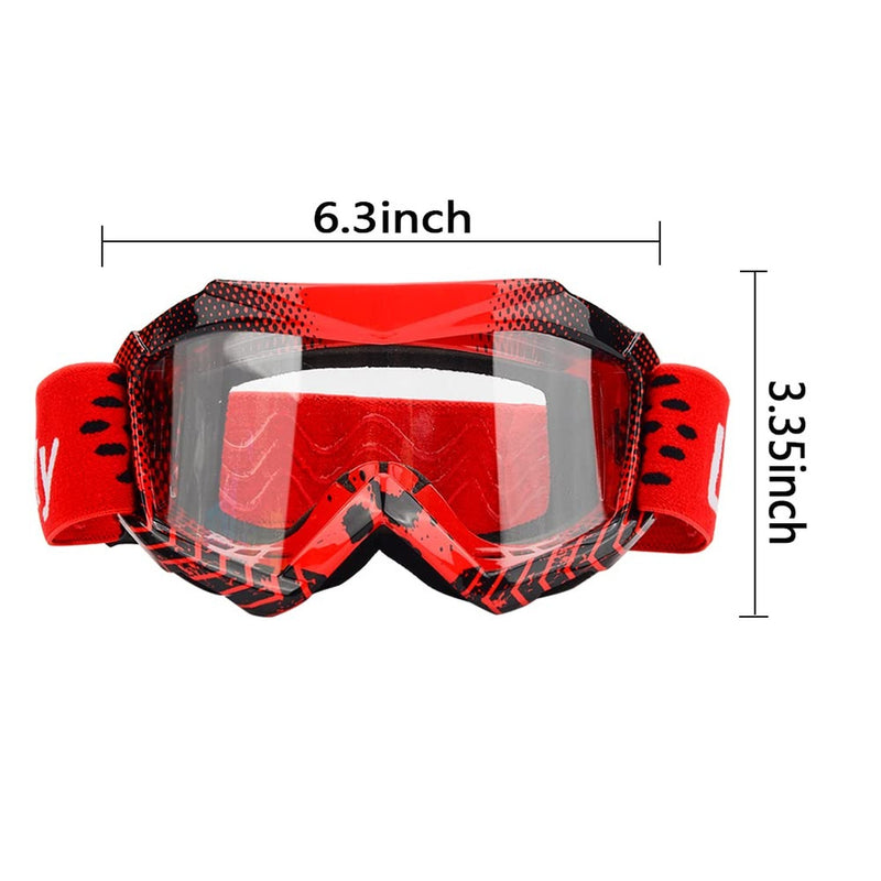 youth motocross goggles Kids & Teens Multi-Sport Riding Goggles for ATV, Motorcycle, Ski & Snowboard with Anti-Fog Lens Free Warranty 1 Year