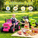 Children's 12V Battery-Powered Electric Ride-On Tractor with Remote Control, Lights, and Sounds Magic Cars 14