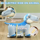 Blue Plush Rocking Horse Toy for Toddlers Aged 18-36 Months Magic Cars 3