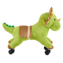 Plush Dinosaur Rocking Horse Ride-On Toy for Toddlers with Wheels Magic Cars 8