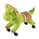 Plush Dinosaur Rocking Horse Ride-On Toy for Toddlers with Wheels Magic Cars 9