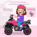 Pink 4-Wheel Foot-to-Floor Sliding Quad Bike for Toddlers 18-36 Months, No Power Magic Cars 6