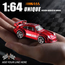 Die-Cast Metal Toy Car Collection - 18-Pack 1:64 Scale Pickup and Racing Vehicles Magic Cars 1