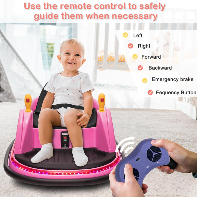 Electric Kids Ride-On Bumper Car with Remote Control and Soft Start Safety Magic Cars 6