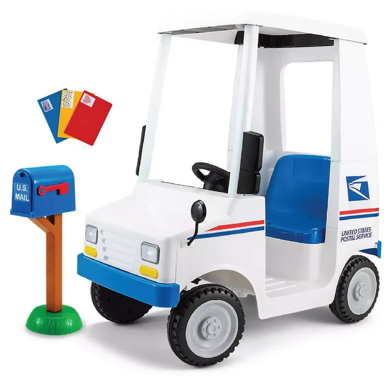 6V Battery-Powered Kids Mailman Truck with Working Horn for Ages 3+ Magic Cars Variant 0