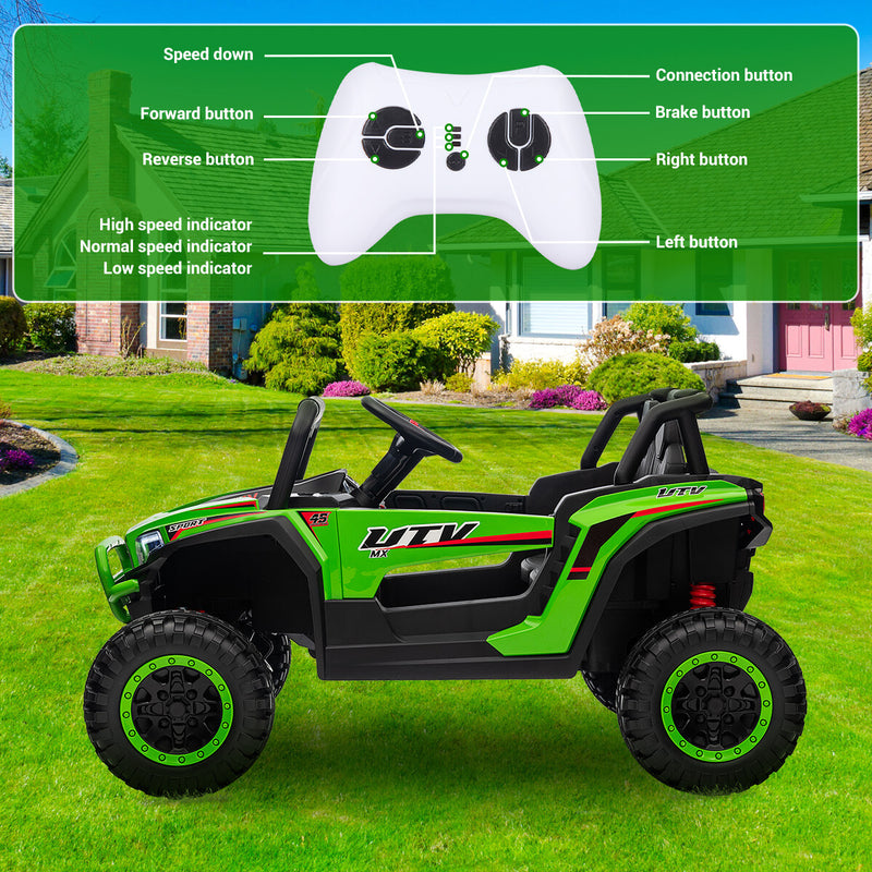 12V Electric Kids UTV Ride-On Car with Remote Control and 7Ah Battery Magic Cars 13