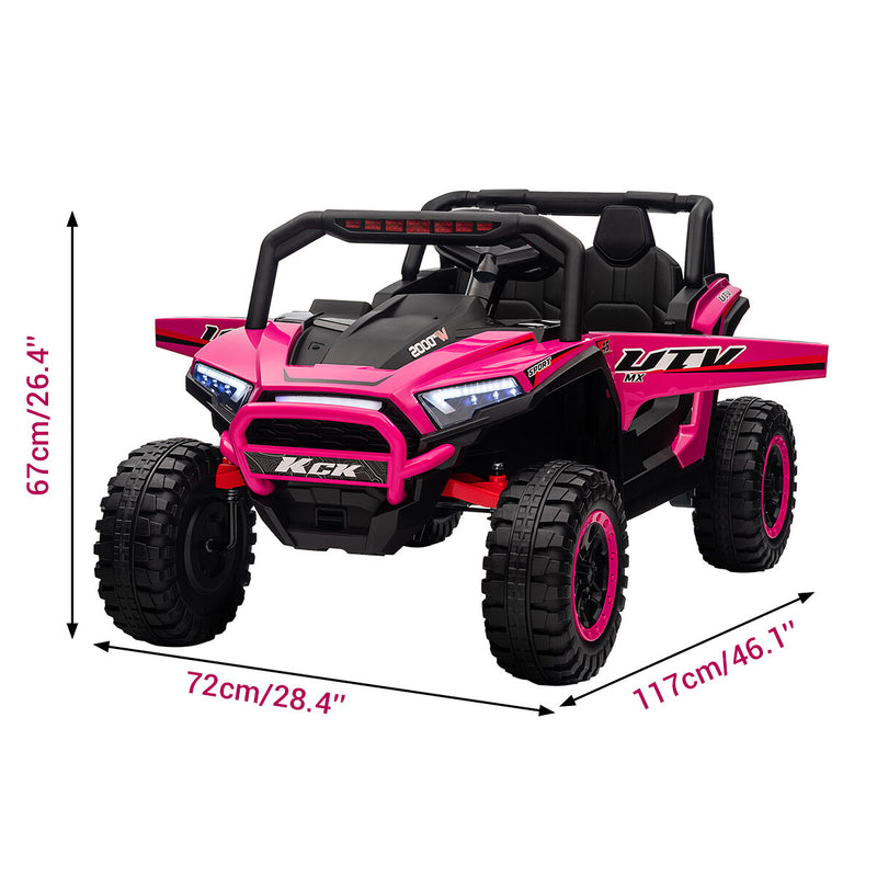 12V Electric Kids UTV Ride-On Car with Remote Control and 7Ah Battery Magic Cars 15
