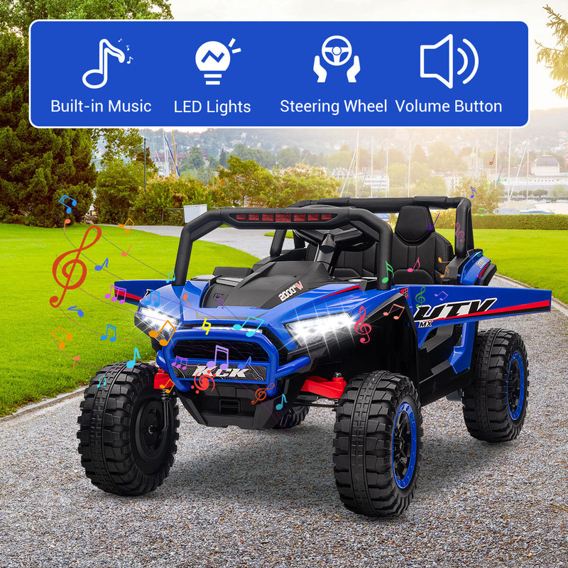 12V Electric Kids UTV Ride-On Car with Remote Control and 7Ah Battery Magic Cars 1