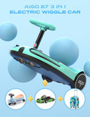 Wiggle Electric Car for Kids with 21.6V Power, Pedal Operation, and 100 Lights Magic Cars 1