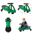 Zigzag Ride-On Car Toy for Kids 3 Years and Up Battery-Free Green Magic Cars Variant 0