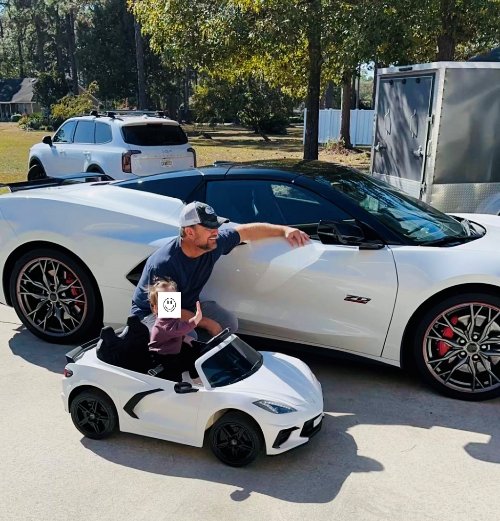 Corvette Ride On Car 2 Seater 24 Volt W Magic Cars Wireless