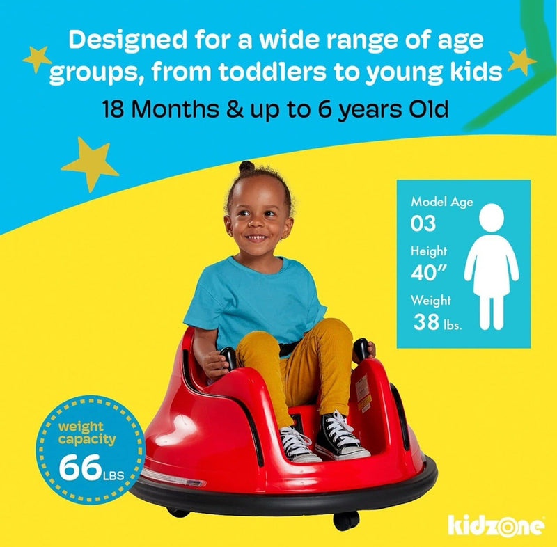 KidsZone Bumper Car Model TX4 for Kids – Safe, Durable, Gently Used Magic Cars 2