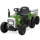 12V Kids Electric Ride-On Tractor with Trailer, LED Lights, and Bluetooth Magic Cars 6