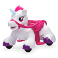 12V Electric Purple Unicorn Ride-On Car with Music for Kids Magic Cars Variant 0
