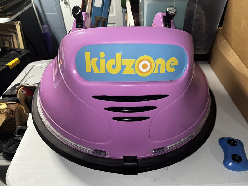12V Electric Kids Ride On Bumper Car with 360 Degree Spin and LED Lights Magic Cars 2