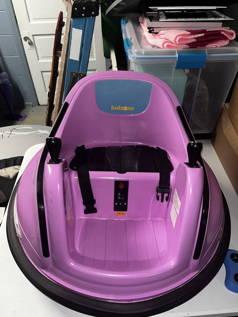 12V Electric Kids Ride On Bumper Car with 360 Degree Spin and LED Lights Magic Cars Variant 0
