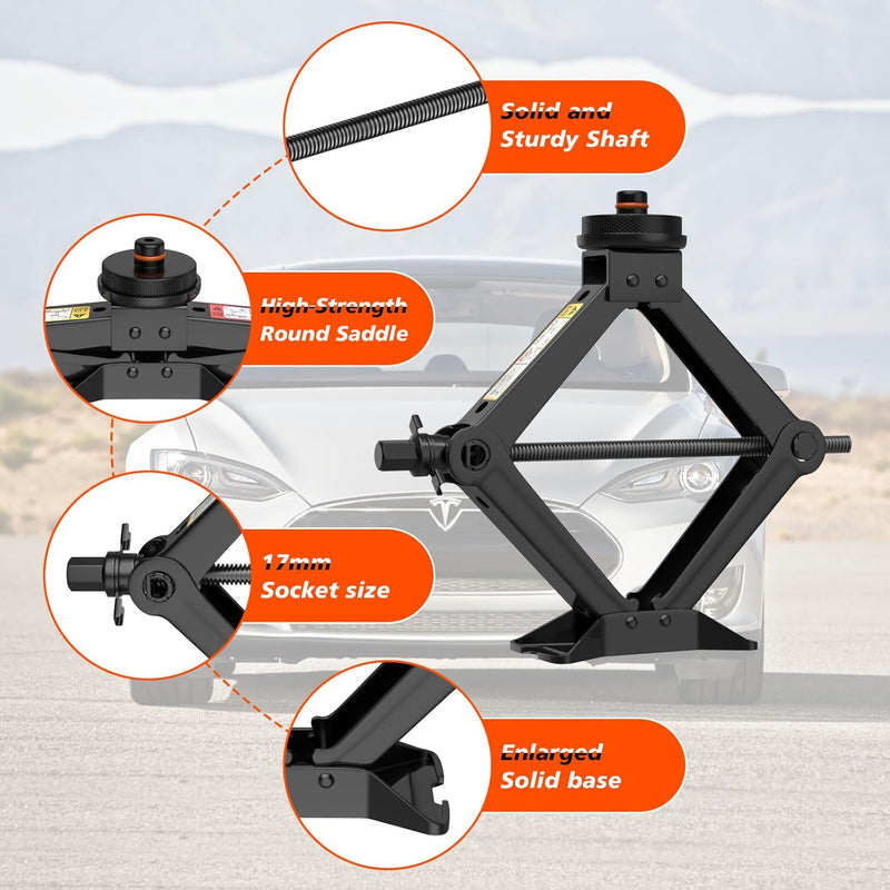 Car Jack Kit for Tesla Model 3/S/X and Model Y – 2.5 Ton Lifting Jack Magic Cars 5