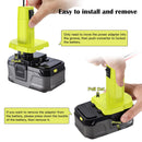 KOEZOI Dual Power Wheel Adapter for Ryobi 18V Battery Compatible with DIY RC Toys and Switch Magic Cars 3