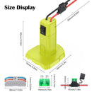 KOEZOI Dual Power Wheel Adapter for Ryobi 18V Battery Compatible with DIY RC Toys and Switch Magic Cars 5